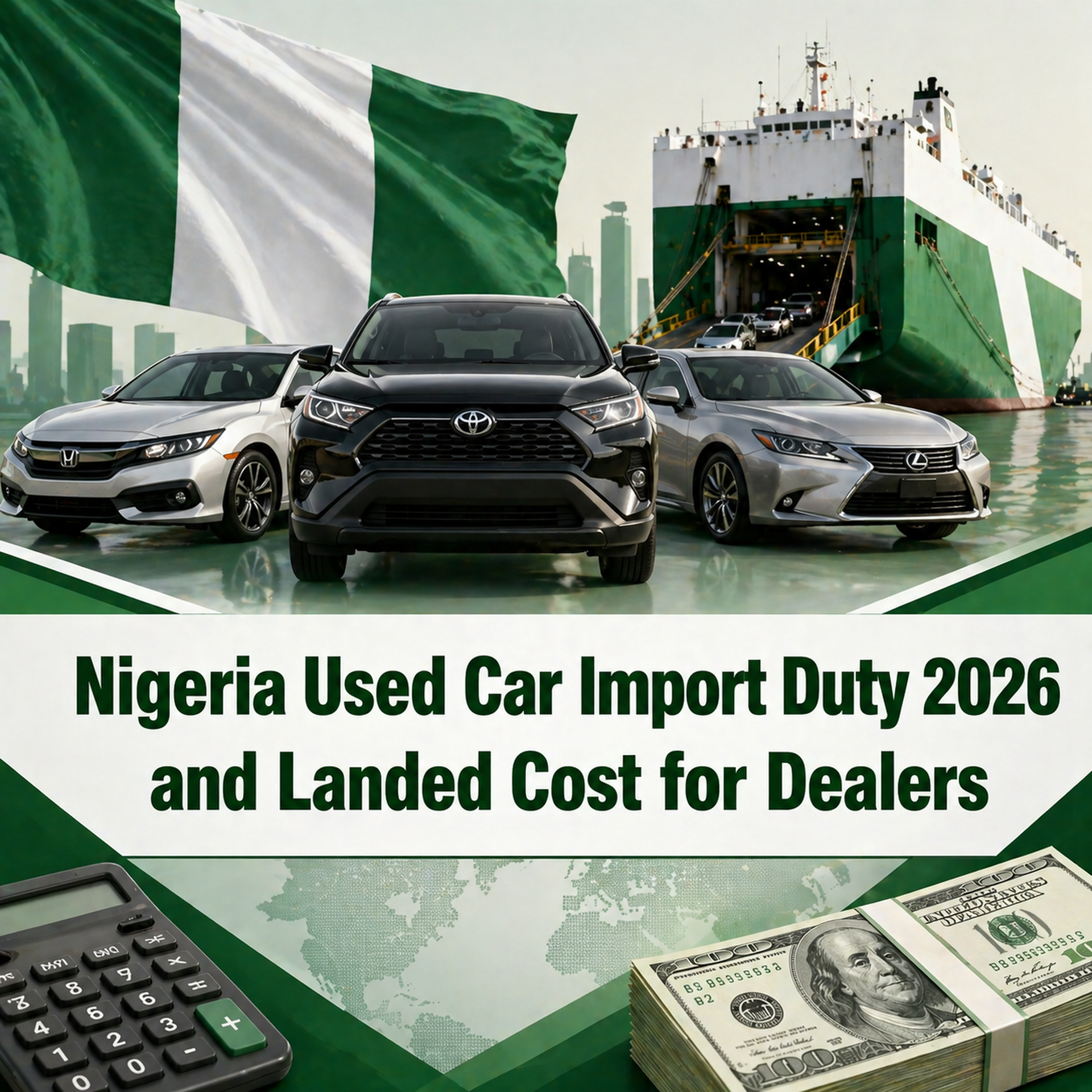 Nigeria Used Car Import Duty 2026 and Landed Cost for Dealers