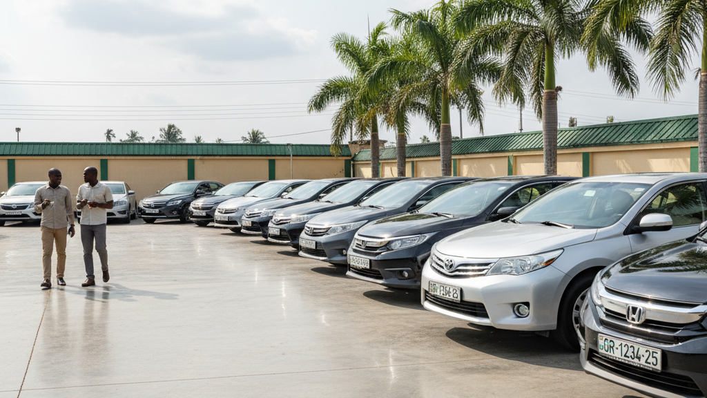 used car-showroom
