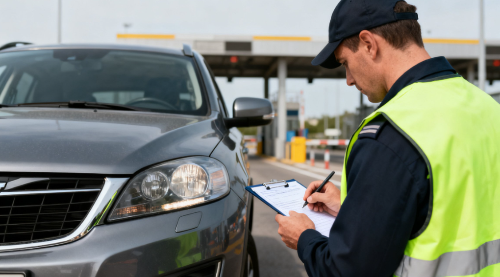 The paperwork that actually clears the car