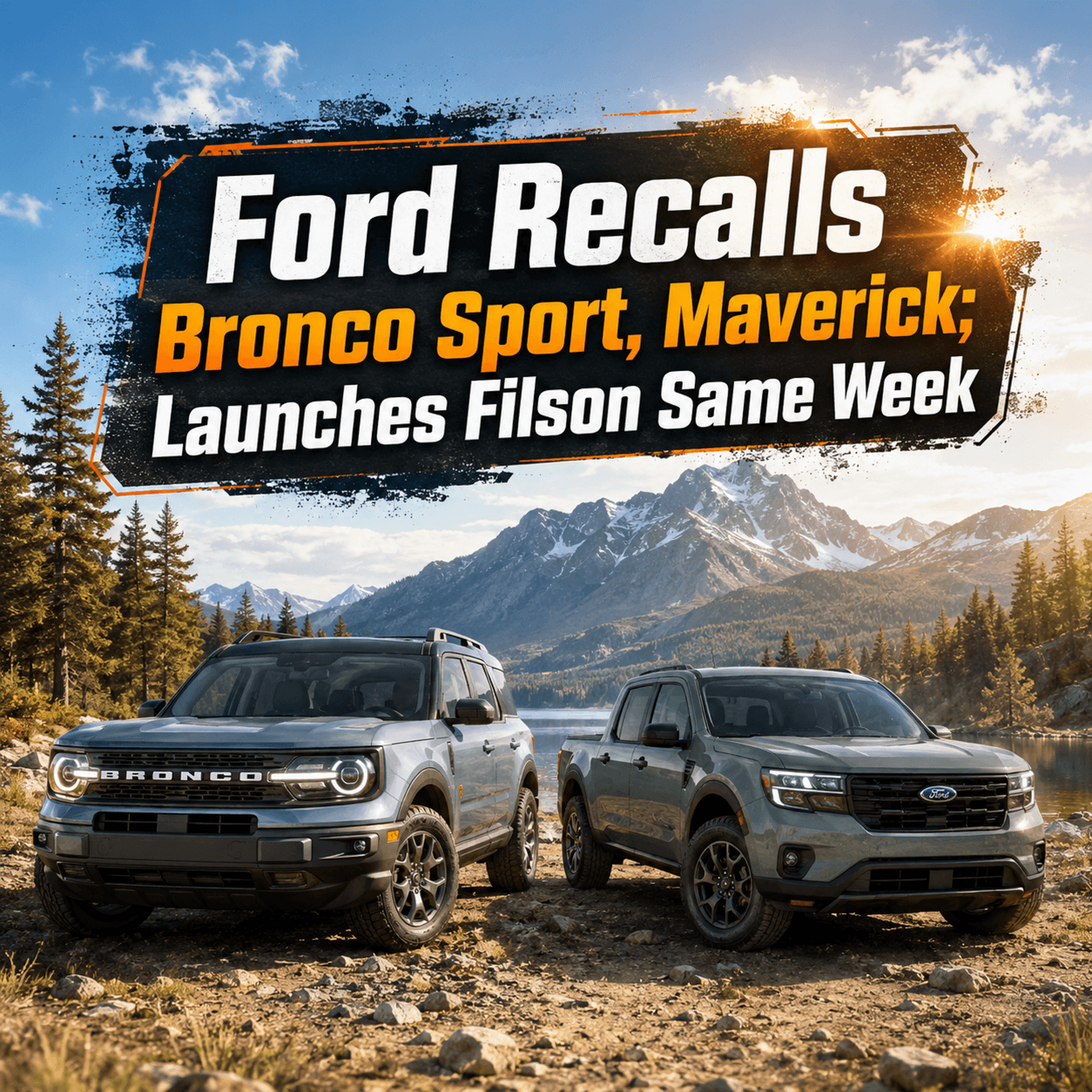 Ford Recalls Bronco Sport, Maverick; Launches Filson Same Week
