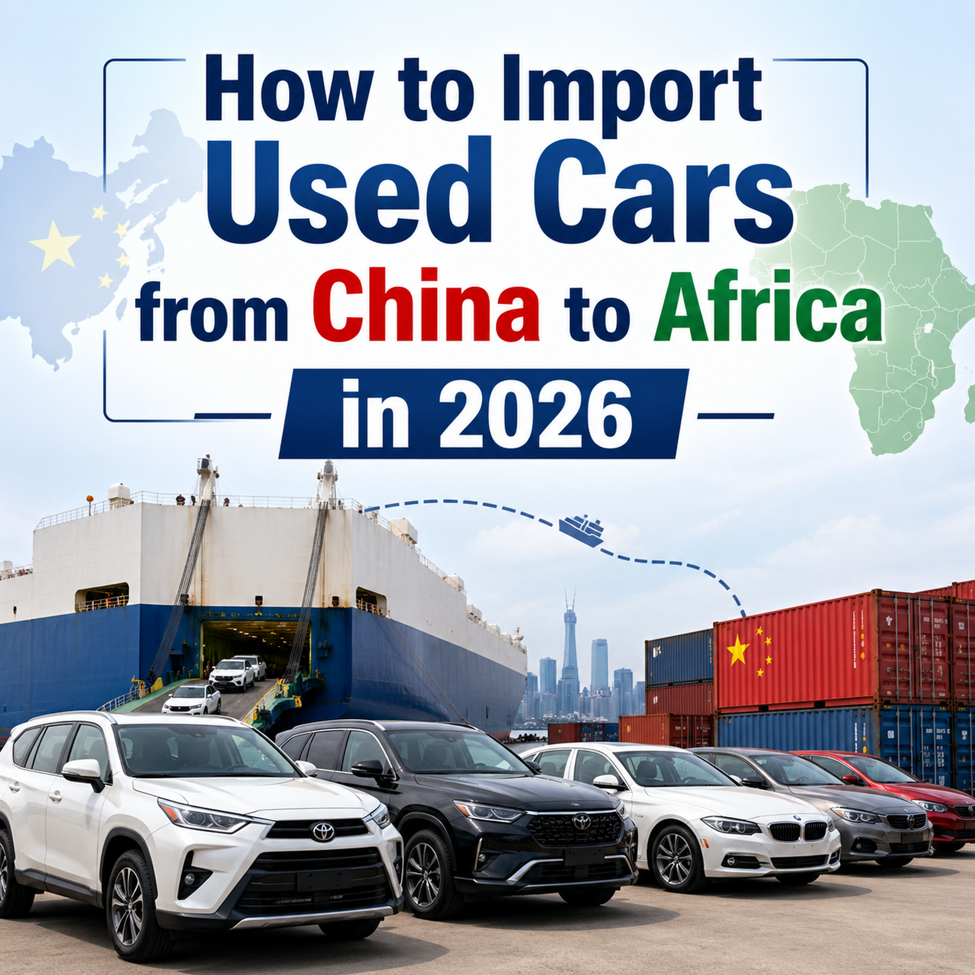 How to Import Used Cars from China to Africa in 2026