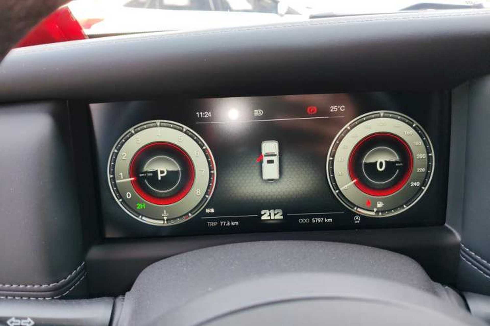 Used 212 T01 2024 2.0T Explorer Instrument Cluster