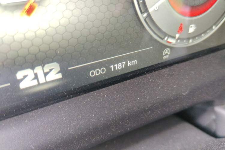 Used 212 T01 2024 2.0T Mechanic Odometer Close Up