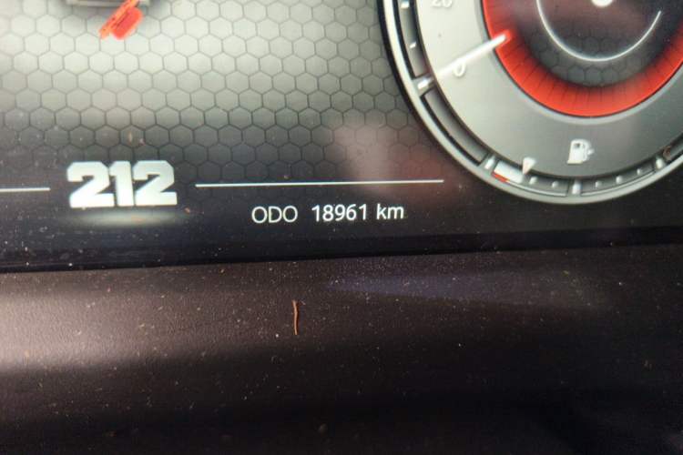 Used 212 T01 2024 2.0T Explorer Odometer Close Up