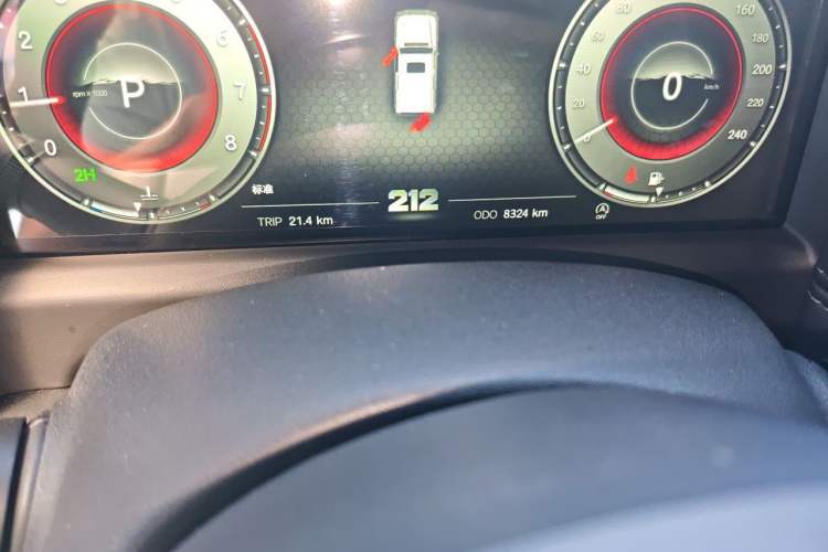 Used 212 T01 2024 2.0T Explorer Odometer Close Up