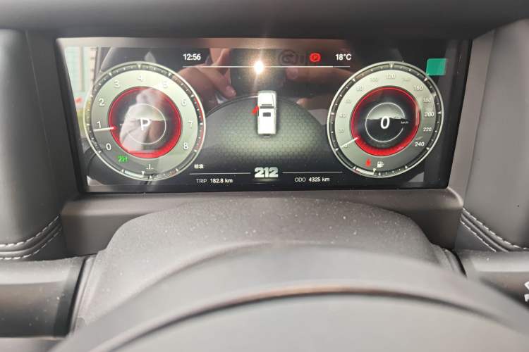 Used 212 T01 2024 2.0T Mechanic Odometer Close Up