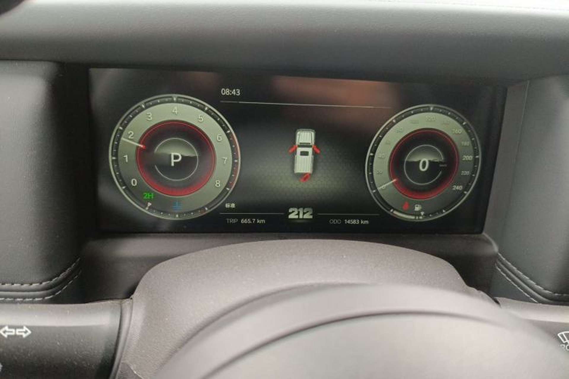 Used 212 T01 2024 2.0T Mechanic Instrument Cluster