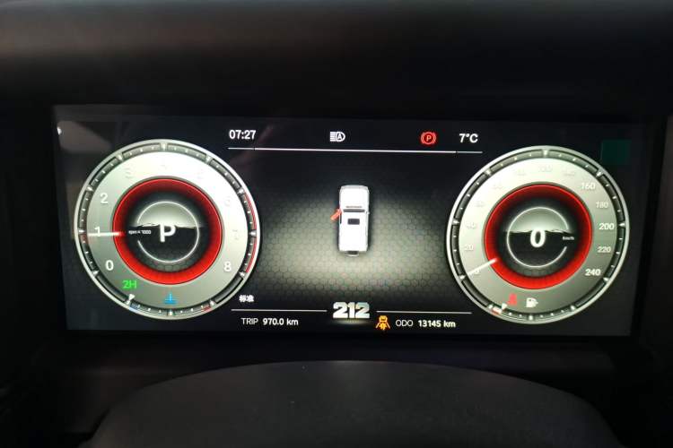 Used 212 T01 2024 2.0T Review Officer Instrument Cluster