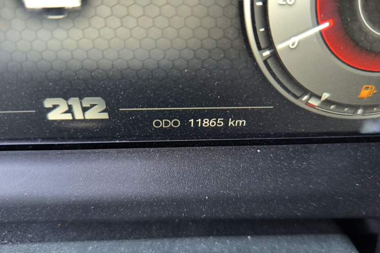Used 212 T01 2024 2.0T Mechanic Odometer Close Up