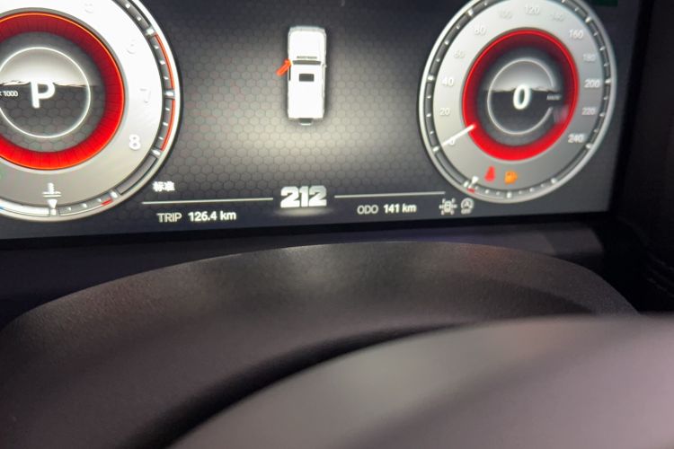 Used 212 T01 2024 2.0T Explorer Odometer Close Up