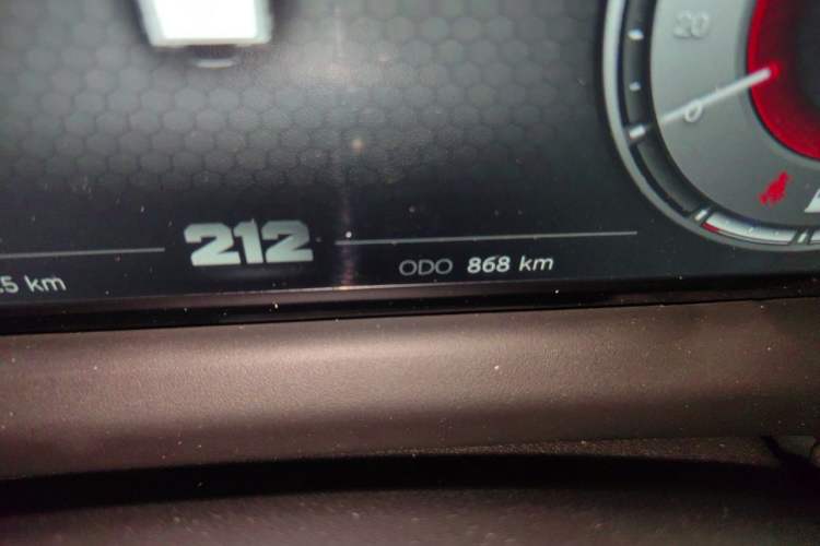 Used 212 T01 2024 2.0T Mechanic Odometer Close Up