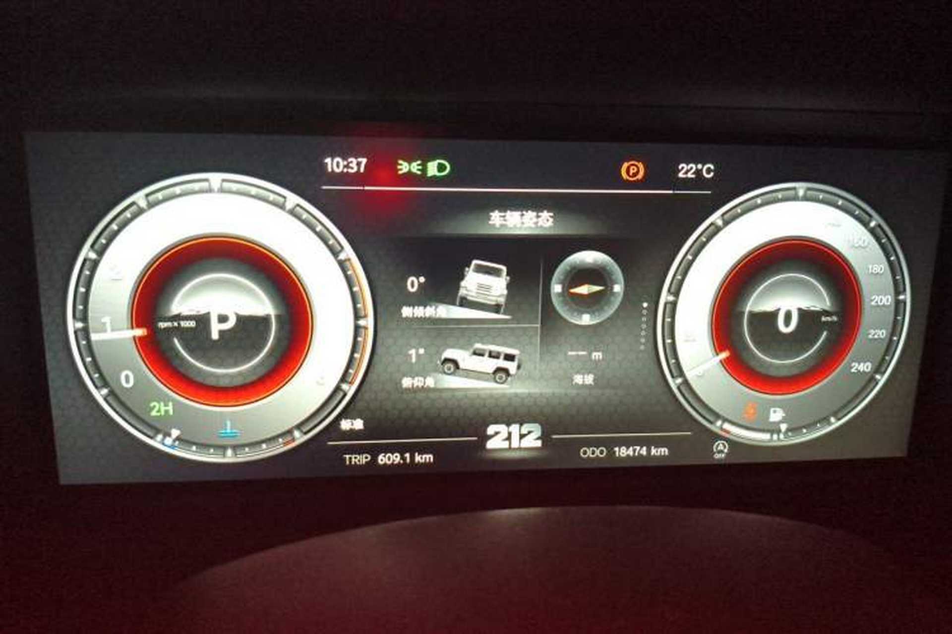 Used 212 T01 2024 2.0T Mechanic Instrument Cluster