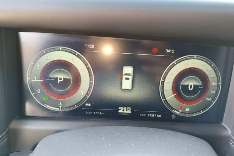 Used 212 T01 2024 2.0T Mechanic Instrument Cluster