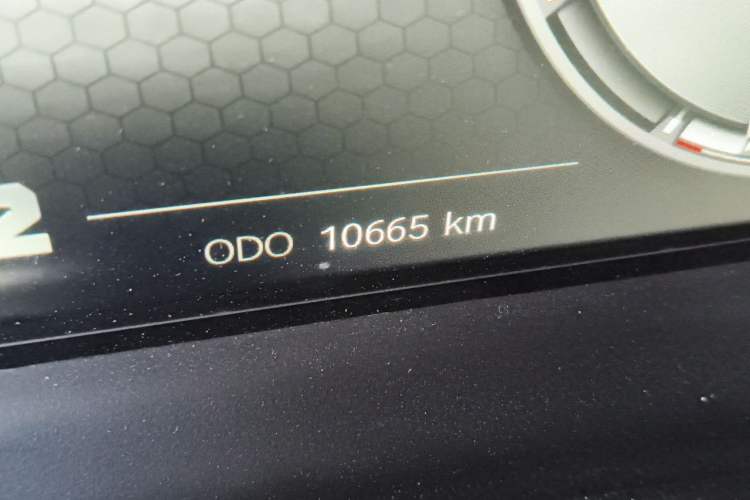Used 212 T01 2024 2.0T Mechanic Odometer Close Up