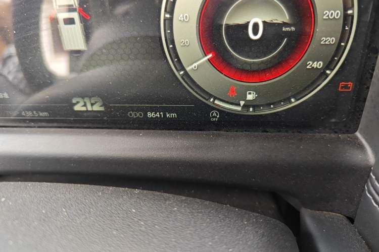 Used 212 T01 2025 2.0T Changfeng Odometer Close Up