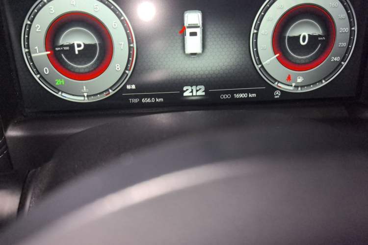 Used 212 T01 2025 2.0T Changfeng Odometer Close Up