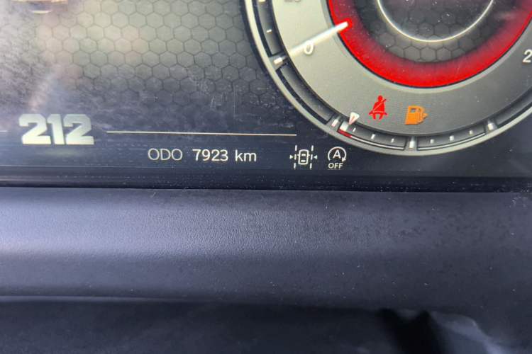 Used 212 T01 2025 2.0T Changfeng Odometer Close Up