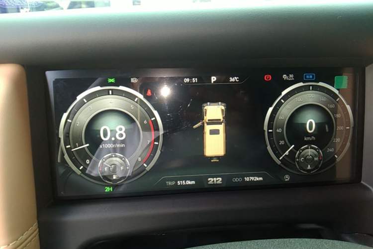 Used 212 T01 2026 Model 2.0T High Ground Instrument Cluster