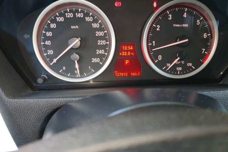 Used AC Schnitzer X6  Odometer Close Up