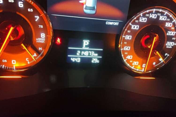 Used Acura CDX 2016 1.5T Two-Wheel Drive Enjoyment Edition Odometer Close Up