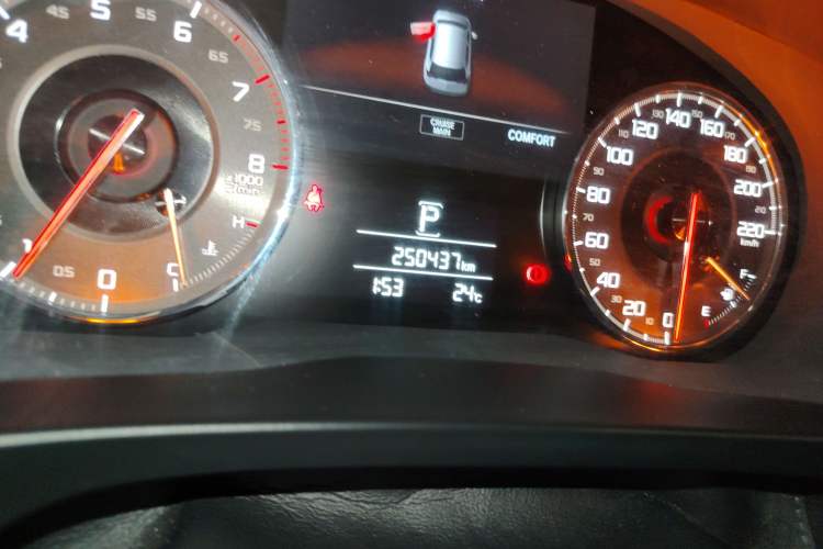 Used Acura CDX 2016 1.5T Two-Wheel Drive Enjoyment Edition Odometer Close Up