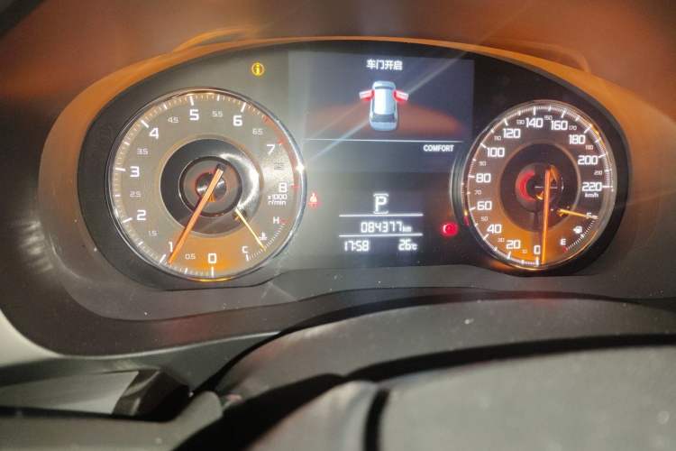 Used Acura CDX 2016 1.5T Two-Wheel Drive Deluxe Edition Odometer Close Up