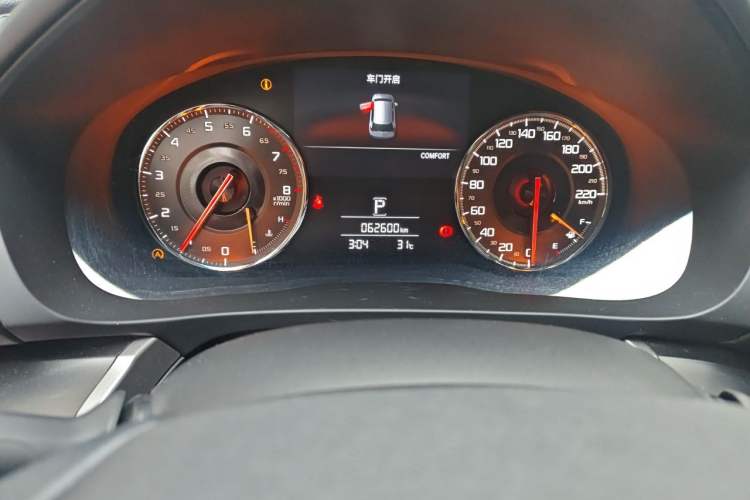 Used Acura CDX 2016 1.5T Two-Wheel Drive Enjoyment Version Odometer Close Up