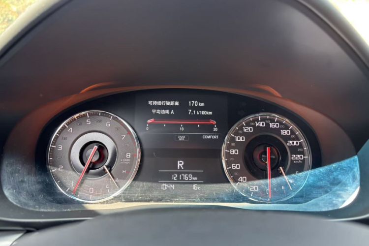 Used Acura CDX 2016 1.5T Two-Wheel Drive Deluxe Edition Odometer Close Up