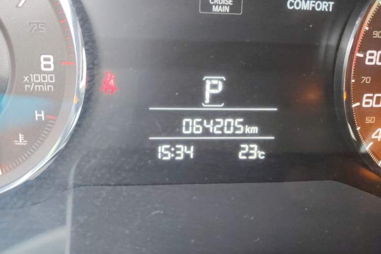 Used Acura CDX 2016 1.5T Two-Wheel Drive Enjoyment Version Odometer Close Up