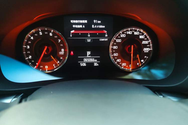 Used Acura CDX 2016 1.5T Two-Wheel Drive Enjoyment Edition Odometer Close Up