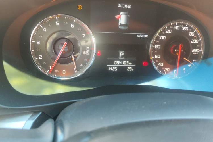 Used Acura CDX 2016 1.5T Two-Wheel Drive Enjoyment Edition Odometer Close Up
