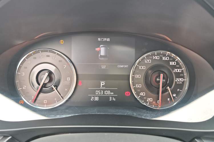 Used Acura CDX 2016 1.5T Two-Wheel Drive Enjoyment Edition Odometer Close Up