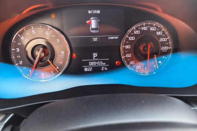 Used Acura CDX 2016 1.5T Two-Wheel Drive Deluxe Edition Odometer Close Up