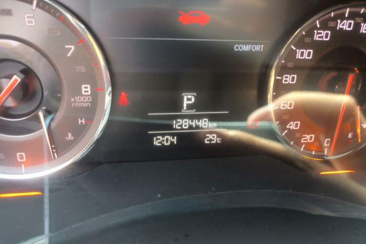 Used Acura CDX 2016 1.5T Two-Wheel Drive Enjoyment Edition Odometer Close Up