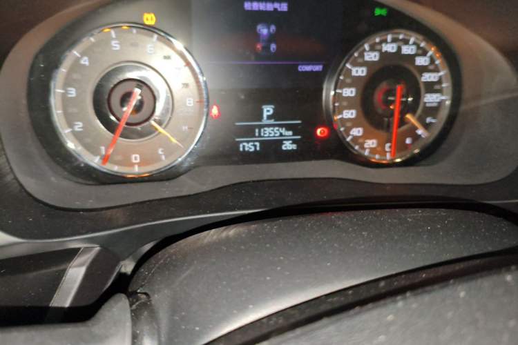 Used Acura CDX 2016 1.5T Two-Wheel Drive Enjoyment Version Odometer Close Up