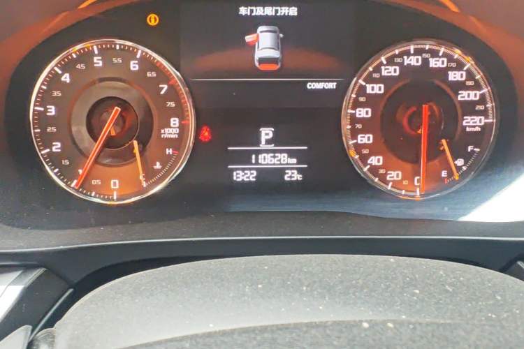 Used Acura CDX 2016 1.5T Four-Wheel Drive Smart Edition Odometer Close Up