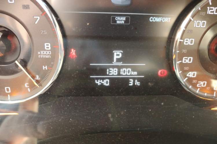 Used Acura CDX 2016 1.5T Two-Wheel Drive Enjoyment Edition Odometer Close Up