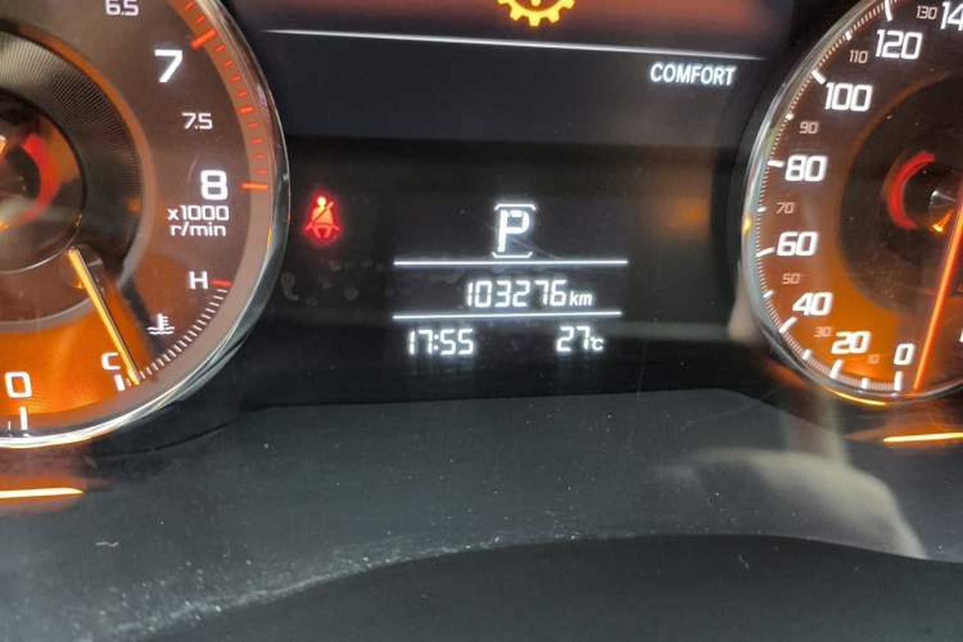 Used Acura CDX 2016 1.5T Two-Wheel Drive Enjoyment Edition Odometer Close Up