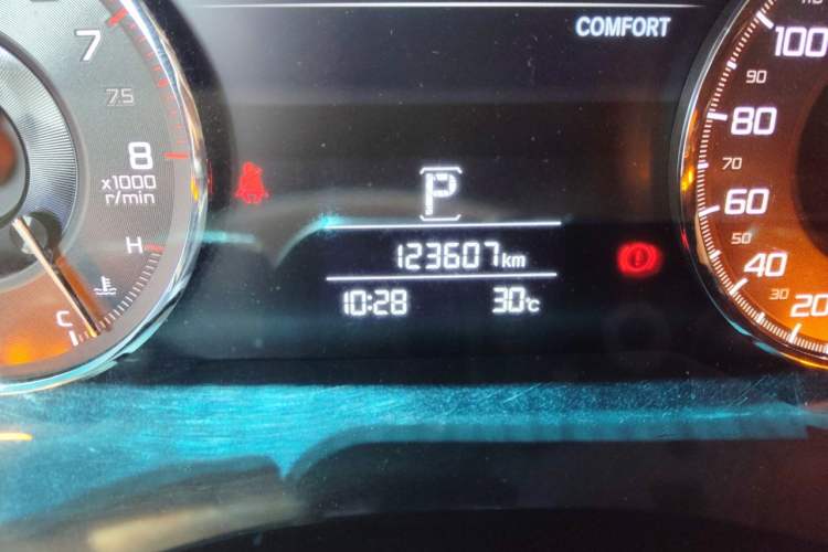 Used Acura CDX 2016 1.5T Two-Wheel Drive Enjoyment Edition Odometer Close Up