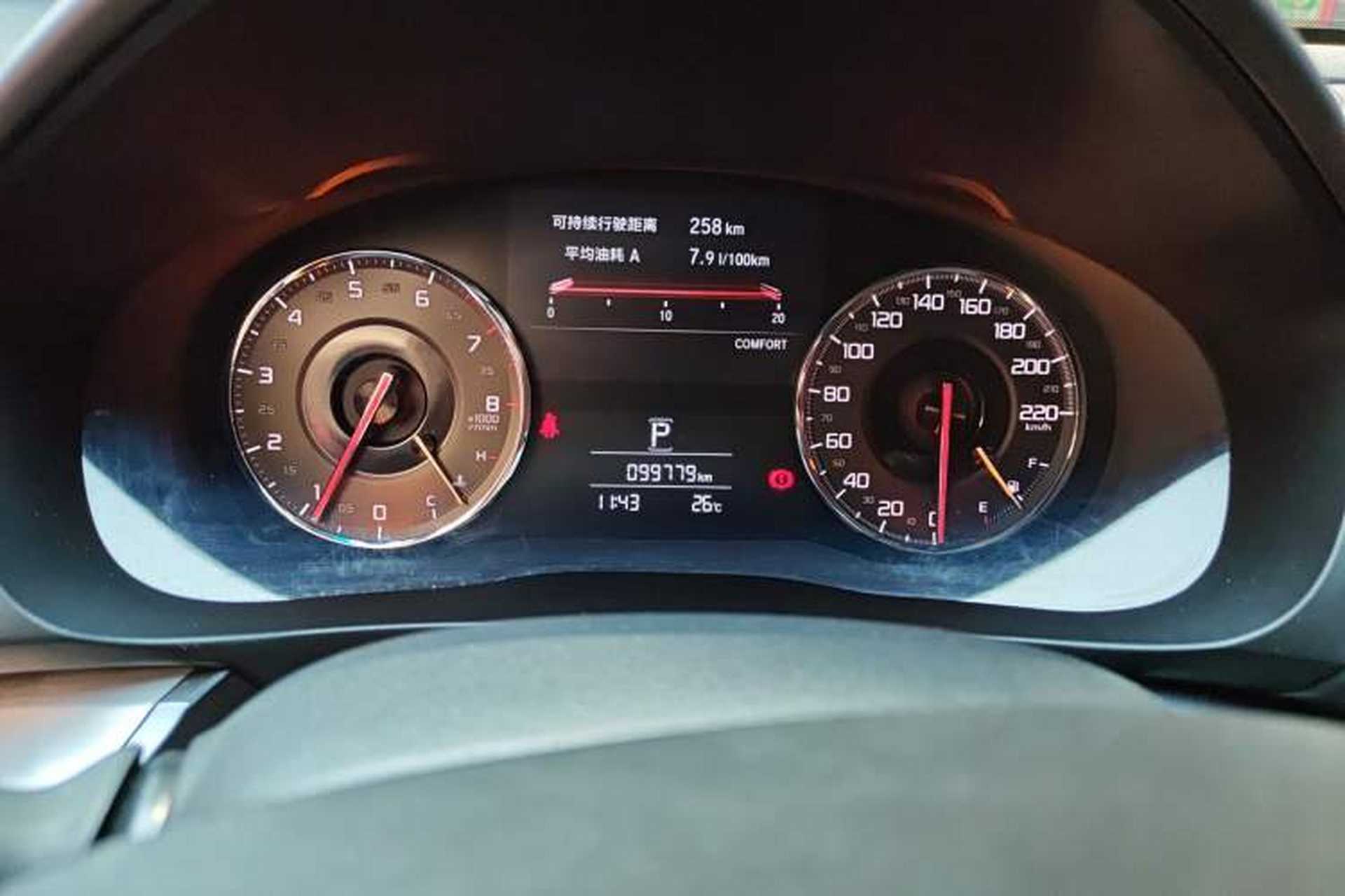 Used Acura CDX 2016 1.5T Two-Wheel Drive Deluxe Edition Instrument Cluster