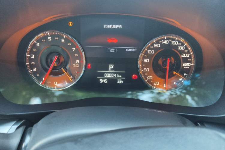 Used Acura CDX 2016 1.5T Four-Wheel Drive Luxury Edition Odometer Close Up