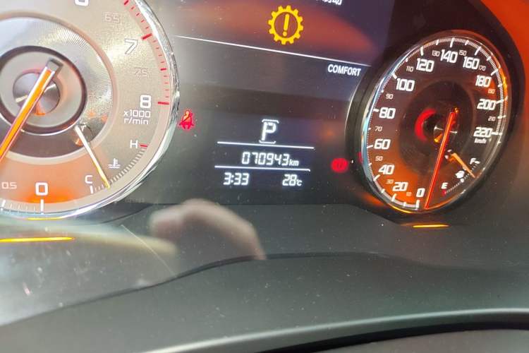Used Acura CDX 2016 1.5T Two-Wheel Drive Enjoyment Edition Odometer Close Up