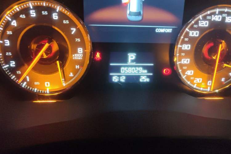 Used Acura CDX 2016 1.5T Two-Wheel Drive Enjoyment Edition Odometer Close Up