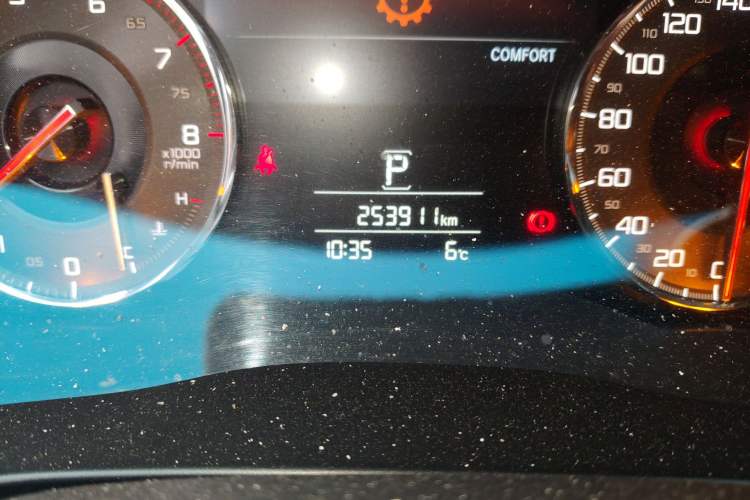 Used Acura CDX 2016 1.5T Four-Wheel Drive Luxury Edition Odometer Close Up