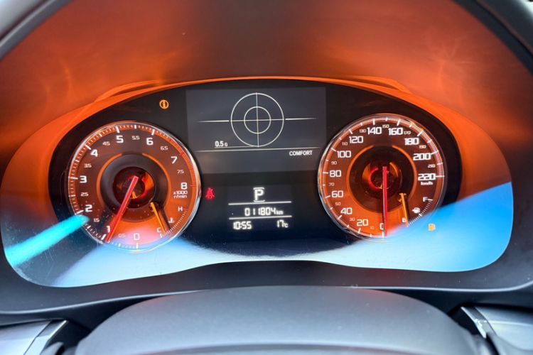 Used Acura CDX 2017 1.5T Four-Wheel Drive Deluxe Stylish Edition Odometer Close Up