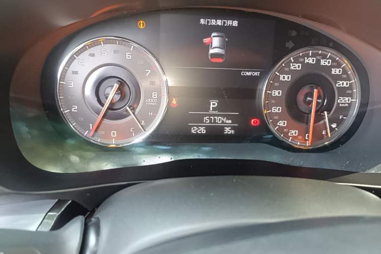 Used Acura CDX 2017 1.5T Four-Wheel Drive Deluxe Stylish Edition Odometer Close Up
