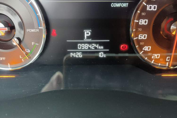 Used Acura CDX 2018 2.0L Two-Wheel Drive Enjoyment Edition Hybrid Odometer Close Up