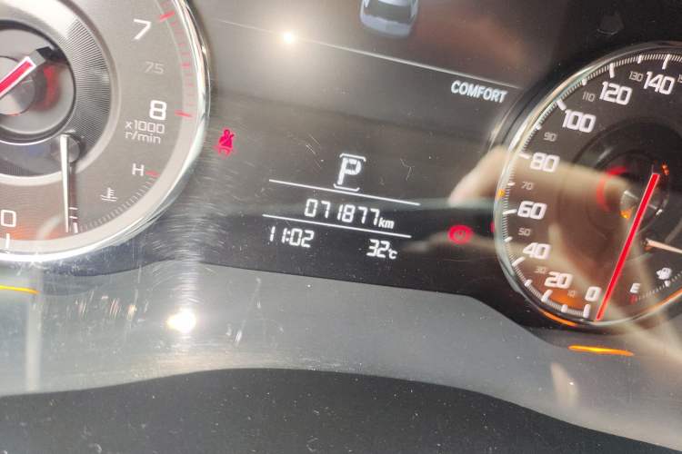 Used Acura CDX 2019 1.5T Two-Wheel Drive Enjoyment Edition Odometer Close Up