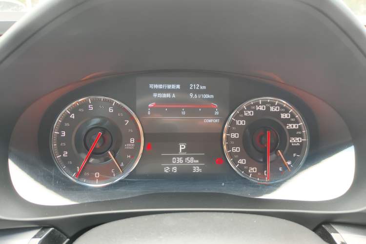 Used Acura CDX 2019 1.5T Two-Wheel Drive Deluxe Edition Instrument Cluster