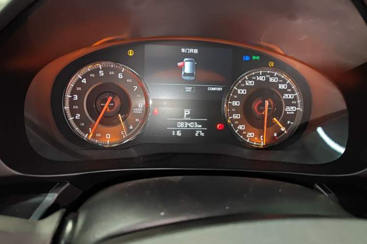 Used Acura CDX 2019 1.5T Two-Wheel Drive Comfort Edition Instrument Cluster